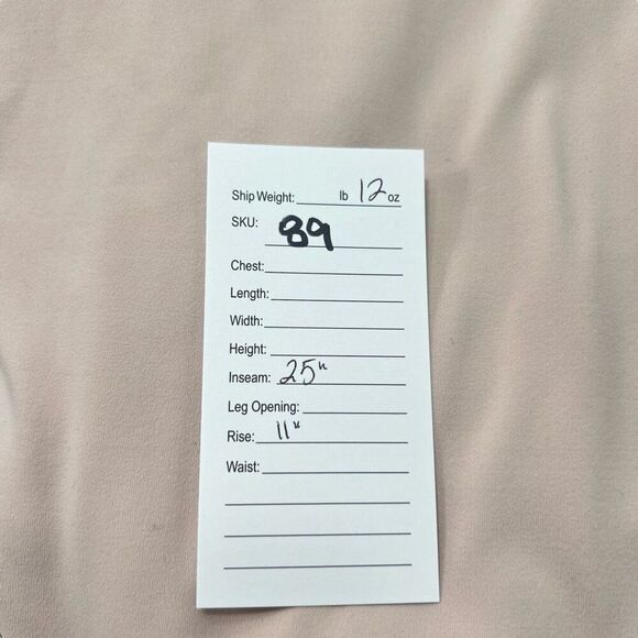 Lululemon Align Pant II 25" Inseam Double Lined Feather Pink Size 12 - Picture 6 of 6